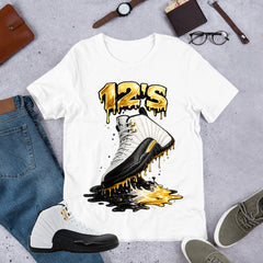 12's Dripping Shirt - Match Air Jordan 12 'Taxi'