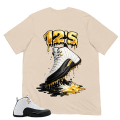 12's Dripping Shirt - Match Air Jordan 12 'Taxi'