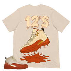 12's Dripping Shirt - Match Eastside Golf x Air Jordan 12 'Out the Mud'