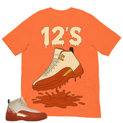 12's Dripping Shirt - Match Eastside Golf x Air Jordan 12 'Out the Mud'
