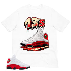 13's Dripping Shirt - Match Air Jordan 13 'True Red' 2026