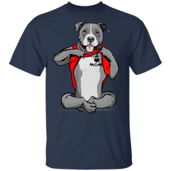 Pit Bull Tattoo I Love Mom Cute Dog Shirt Mother's Day Gift - Zadago