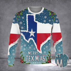 Merry Texmas Sweater Texas Map Christmas Sweater Xmas Ideas Gifts For Texans - Zadago
