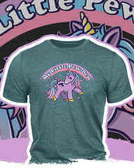 Unicorn My Little Pew Pew T-Shirt Cute Unicorn Graphic Tee Shirt Gifts For Her - Zadago