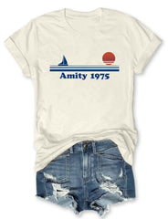 Jaws Amity 1975 Women's T-Shirt Gifts For Mother - Zadago