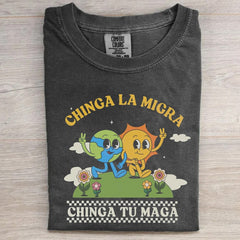 Chinga La Migra Resist T-Shirt Political Protest Shirt Best Gift For Immigrant Rights Supporters - Zadago