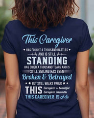 Awesome Caregiver T-Shirt Nurse Quotes Clothing Gift Ideas For Nurse - Zadago