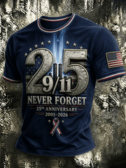 Never Forget 09112001 T-Shirt Twin Towers American Flag Shirt Vintage Gifts For Fans