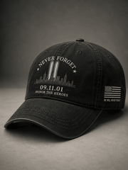 Never Forget 25th Anniversary 2001 2026 Hat Patriotic American Merch Gifts For Dad