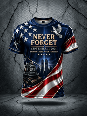 25 Years Never Forget 2001 2026 T-Shirt 25th Anniversary Clothes Unique Gift For Brother