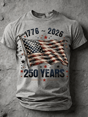 1776 2026 250 Years T-Shirt USA American Semiquincentennial Shirt Vintage Gifts For Fans