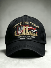 United We Stand 911 Never Forget Hat 911 25th Anniversary Gift For Husband