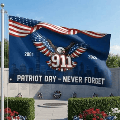 911 Patriot Day Never Forget 2001 2026 Flag Majestic Bald Eagle Patriotic Merch Gifts For Him
