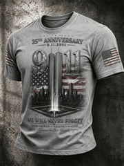 We Will Never Forget 911 T-Shirt 25th Anniversary September 11 2001 Shirt Gifts Ideas