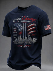9 11 25th Anniversary Never Forget T-Shirt September 9 11 Shirt Patriotic Gifts