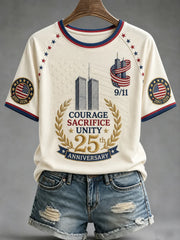 911 25th Anniversary Never Forget T-Shirt Patriot Day Shirt 911 Tribute Gift