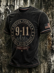 9 11 25th Anniversary Never Forget Vintage Shirt 9 11 Patriotic Shirt Unique Gift For Husband