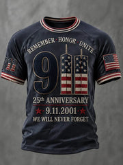 9 11 25th Anniversary Never Forget Memorial Shirt 911 Anniversary Shirt Unique Gift For Patriots