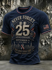 911 25th Anniversary Never Forget T-Shirt 911 Apparel Best Gift For Patriots