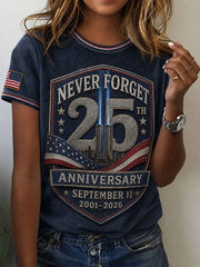 911 25th Anniversary Never Forget T-Shirt Never Forget Shirt 911 Patriotic Gift