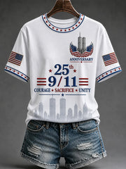 911 25th Anniversary Never Forget T-Shirt Patriot Day Shirt Memorial Gift