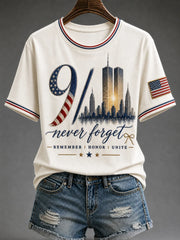 911 25th Anniversary Never Forget T-Shirt Patriot Day Clothes 911 Clothing