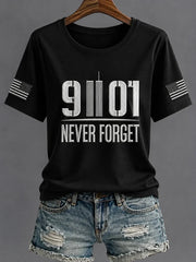 911 25th Anniversary Never Forget T-Shirt 911 Tribute Apparel Gift For Mother