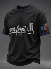 911 25th Anniversary Never Forget Shirt 9 11 Incident Clothes Memorial Gift For Husband