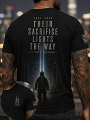 911 25th Anniversary Never Forget T-Shirt 9 11 Memorial Tee Present Ideas