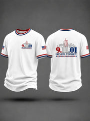 9 11 25th Anniversary Never Forget T-Shirt 9 11 Commemorative Apparel Gift Ideas