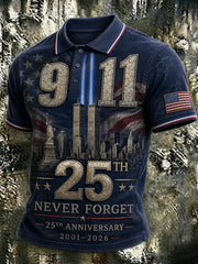 9 11 25th Anniversary Never Forget Polo Shirt 9 11 Clothing Best Gift For Brother