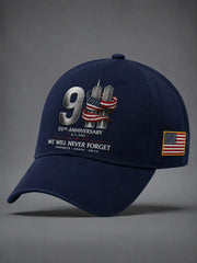 9 11 25th Anniversary Never Forget Hat 9 11 Baseball Cap Tribute Gift For Dad