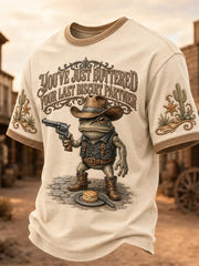 You've Just Buttered Your Last Biscuit Partner T-Shirt Western Frog Cowboy Shirt Gifts For Him