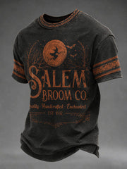 Salem Broom Co T-Shirt Vintage Salem Witch Trials Merch Gifts For Him