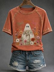 Bird Bam Boo T-Shirt Halloween Ghost Tee Unique Halloween Apparel