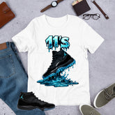 11's Dripping Shirt - Matching Air Jordan 11 Gamma Blue 2025