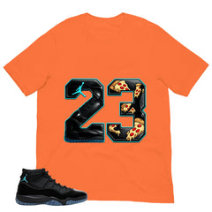 Number 23 Legend Shirt - Matching Air Jordan 11 Gamma Blue 2025