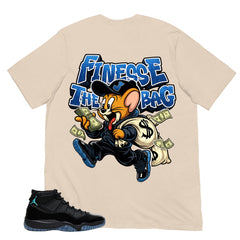 Finesse The Bag Shirt - Matching Air Jordan 11 Gamma Blue 2025
