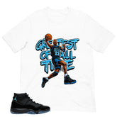 Goat Shirt - Matching Air Jordan 11 Gamma Blue 2025
