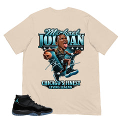 MJ Living Legend Shirt - Matching Air Jordan 11 Gamma Blue 2025