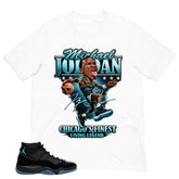 MJ Living Legend Shirt - Matching Air Jordan 11 Gamma Blue 2025