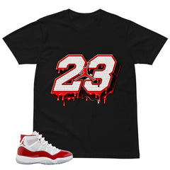 Number 23 Legend Shirt - Matching Air Jordan 11 Retro 'Cherry'