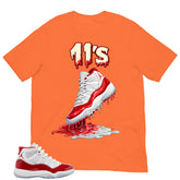 11's Dripping Shirt - Matching Air Jordan 11 Retro 'Cherry'