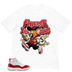 Finesse The Bag Shirt - Matching Air Jordan 11 Retro 'Cherry'