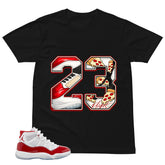 Number 23 Legend MJ Shirt - Matching Air Jordan 11 Retro 'Cherry'