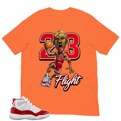 23 Flight MJ Shirt - Matching Air Jordan 11 Retro 'Cherry'