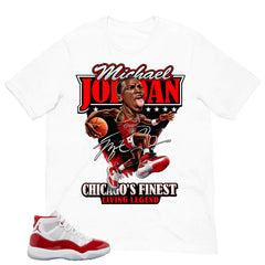 MJ Living Legend Shirt - Matching Air Jordan 11 Retro 'Cherry'