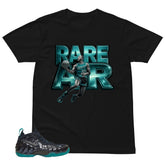 Rare Air MJ Shirt to Matching Foams Pro Aqua