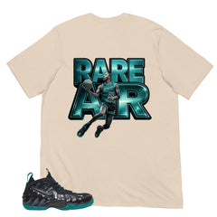 Rare Air MJ Shirt to Matching Foams Pro Aqua