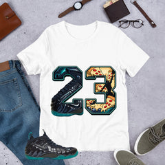 23 Legend MJ Shirt to Matching Foams Pro Aqua